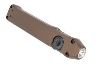 Streamlight Wedge High Performance Rechargable EDC Flashlight in Coyote has a rotatable switch